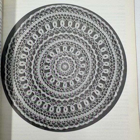 The Ultimate Doily Crochet Pattern Book 1983 American School Of Needlework - Picture 13 of 16